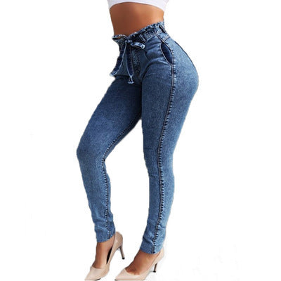 High Waisted Frayed Jeans – Casual &amp; Trendy Style 👖✨