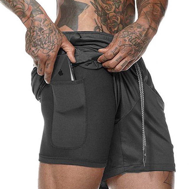 Short de Course 2-en-1 pour Homme – Performance et confort pour Vos Entraînements