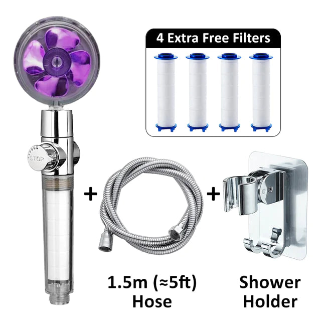 Turbo Spin Shower Head