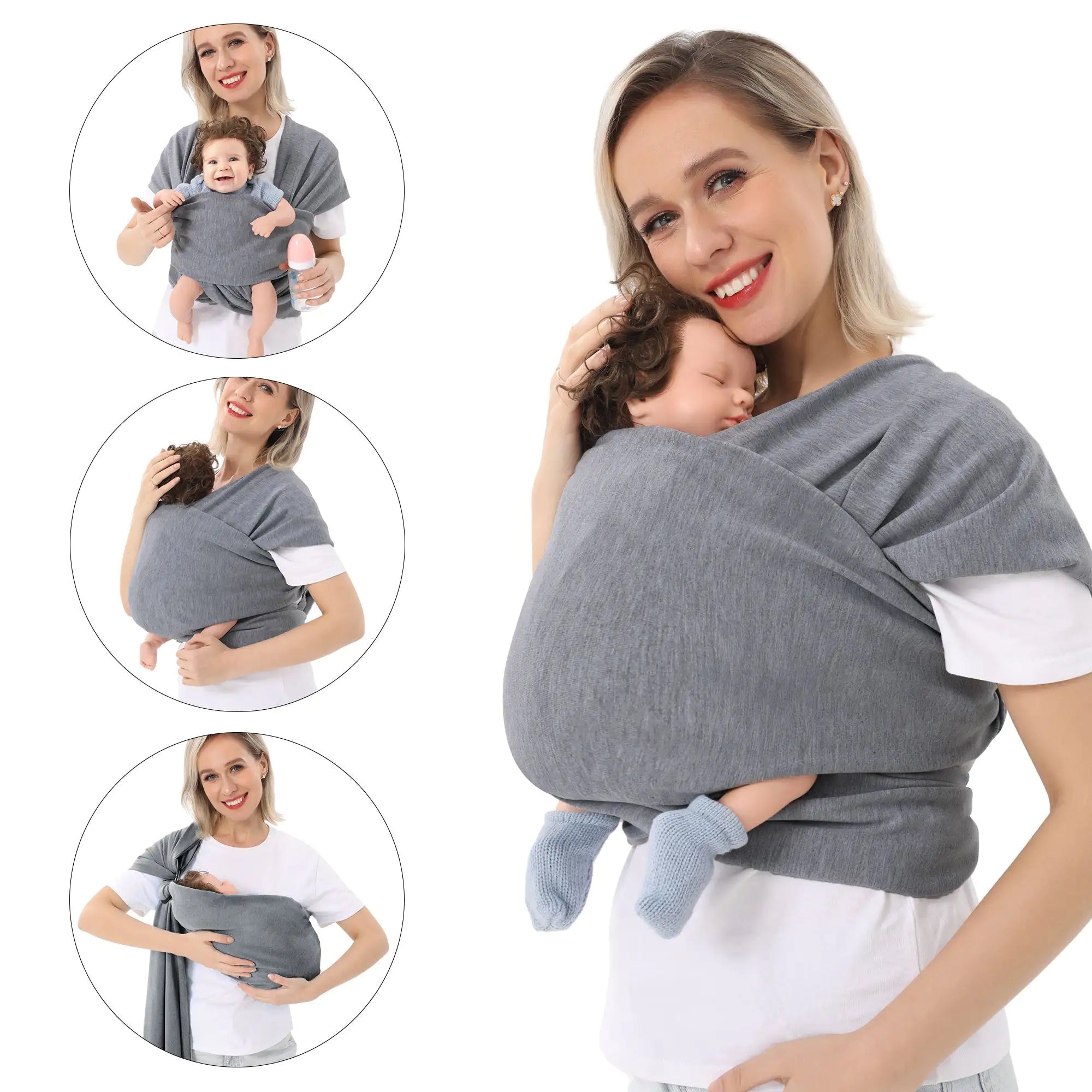 Dual-Mode Baby Wrap &amp; Carrier Bag