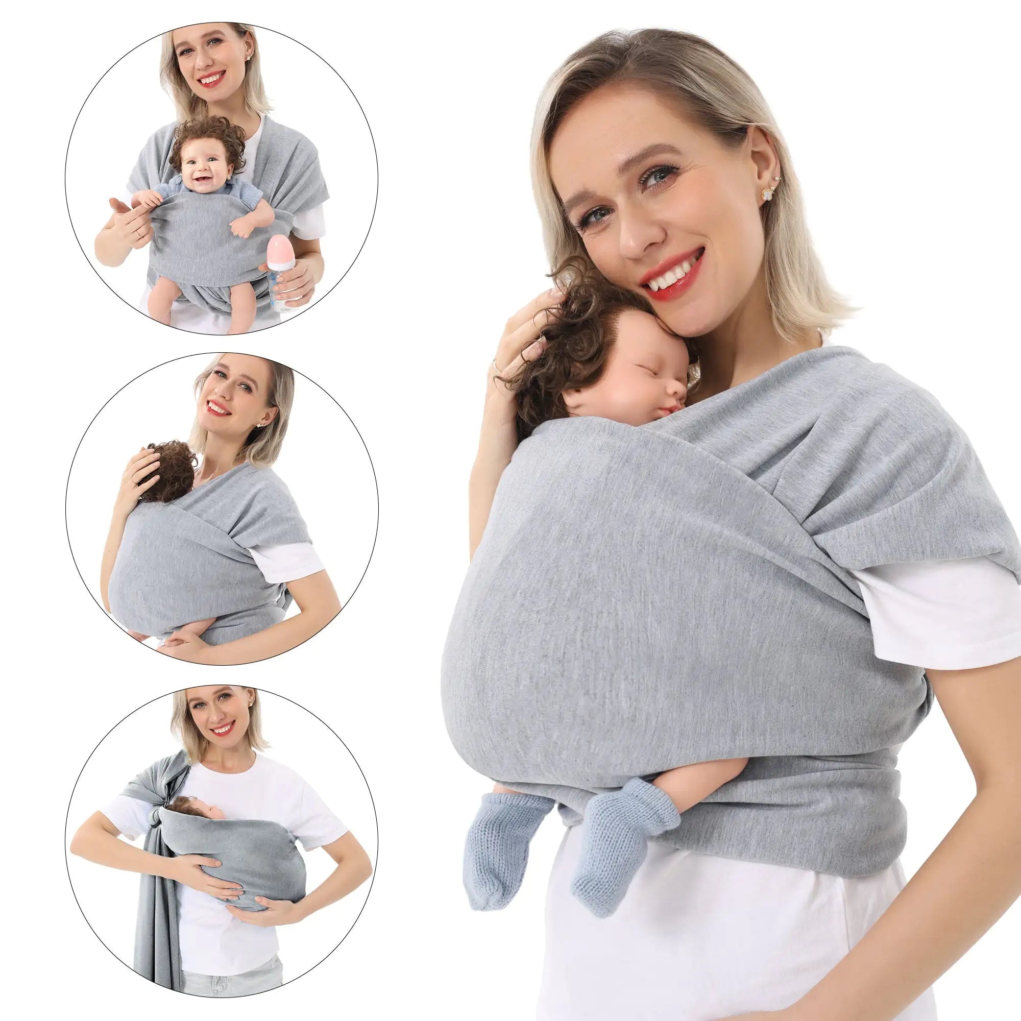 Dual-Mode Baby Wrap & Carrier Bag