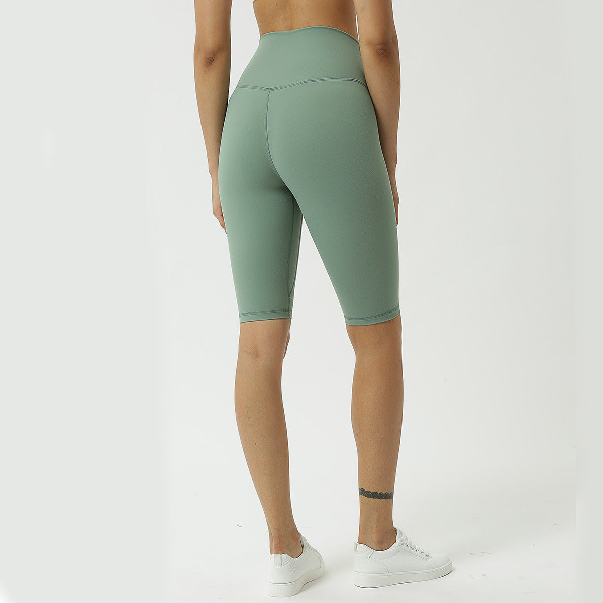 High-waist seamless yoga pants for women.