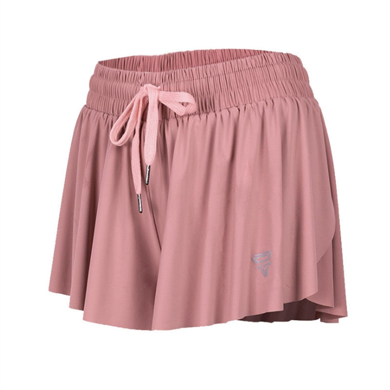 Sexy Women's Shorts Wear-resistant Elastic Drawstring Flowy Shorts