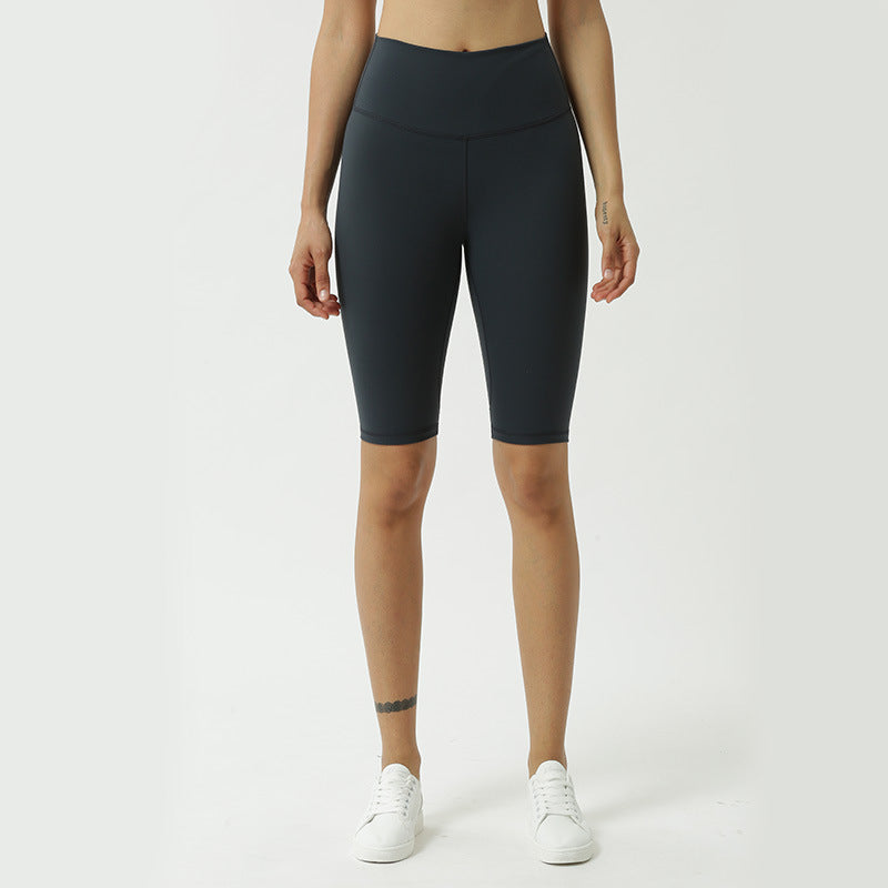 High-waist seamless yoga pants for women.