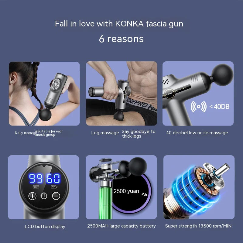 Portable Rechargeable Massage Gun