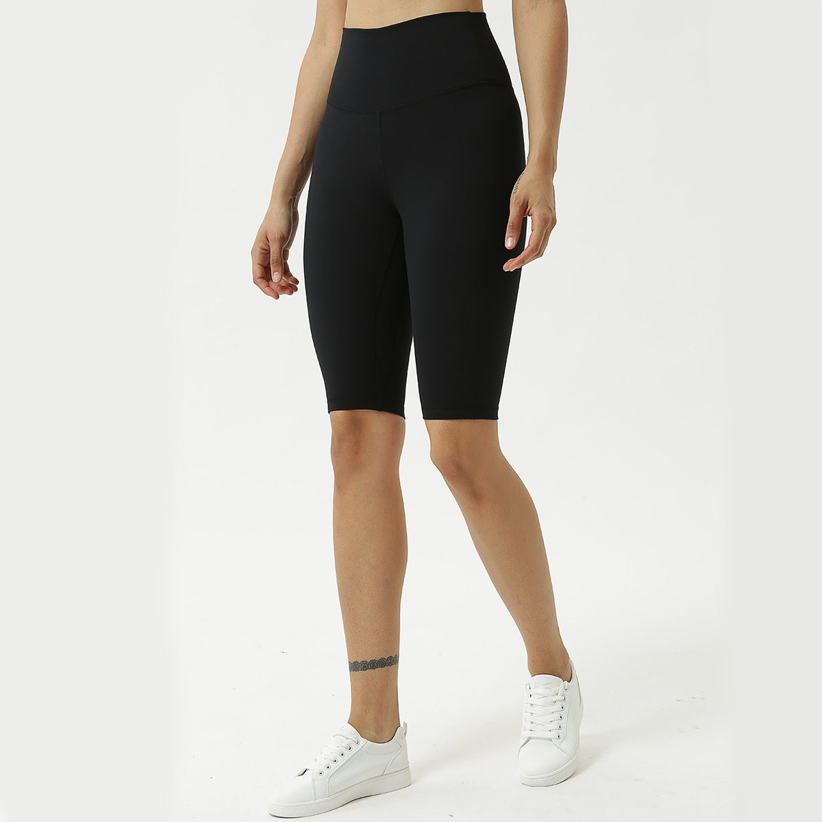 High-waist seamless yoga pants for women.