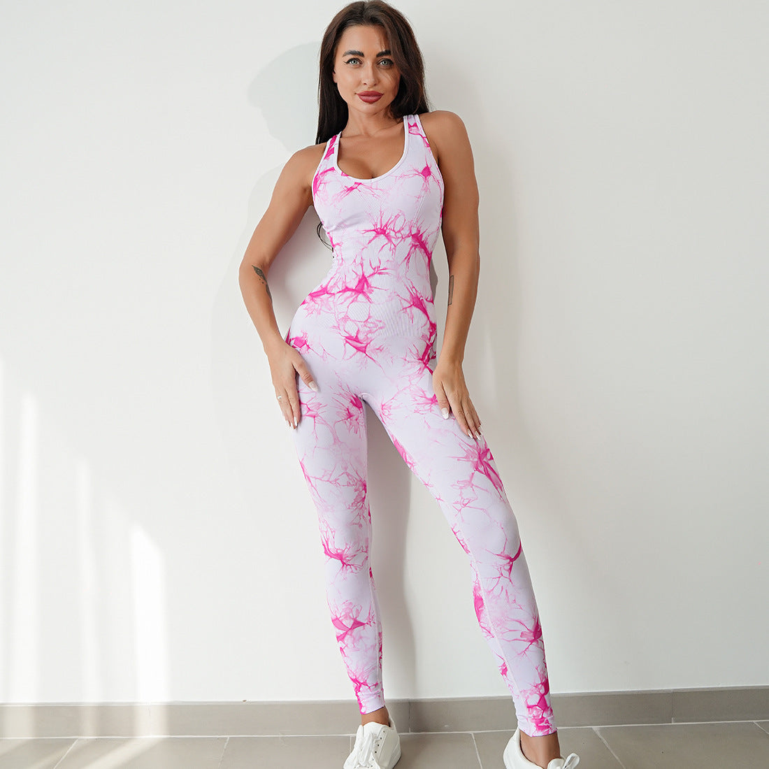 Women's Sexy Breathable Sports Jumpsuit - One Piece Workout Outfit