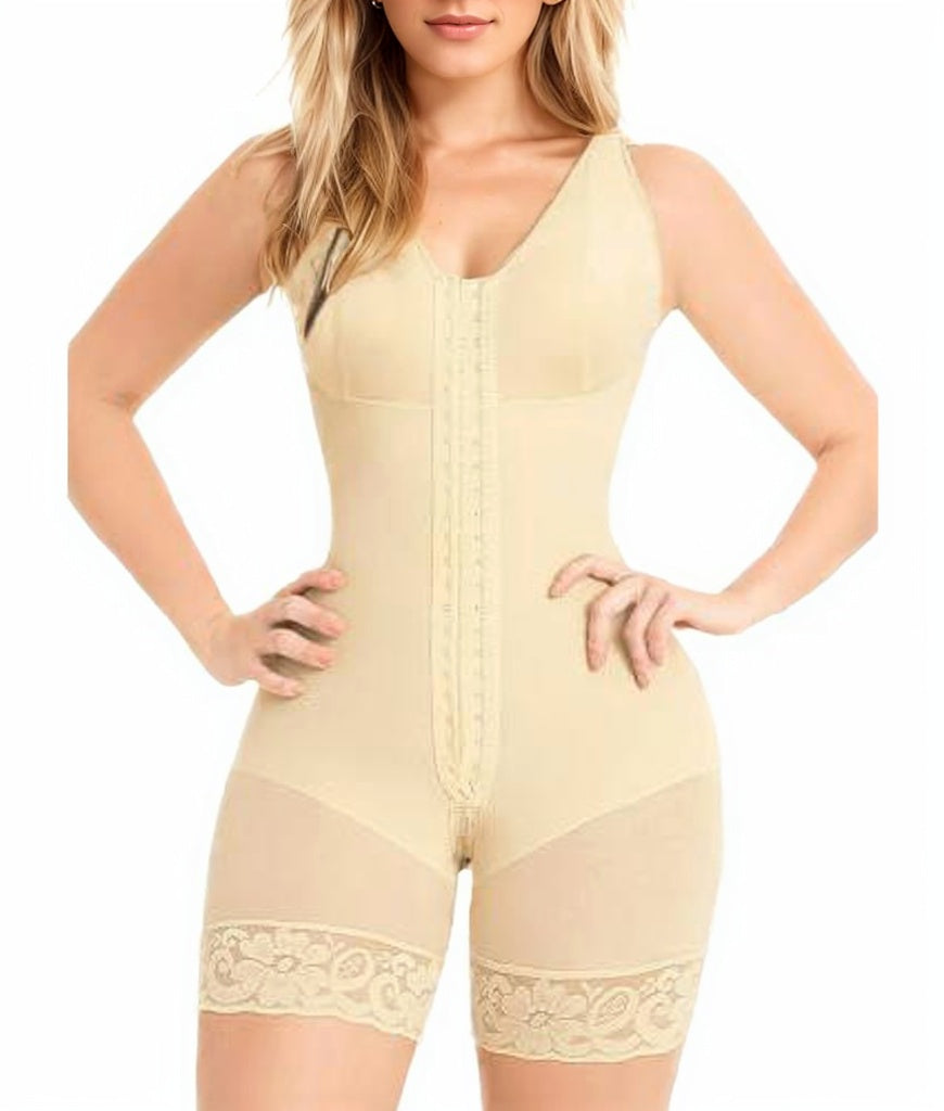 Fajas Colombianas Shapewear Pour Femmes - Contrôle du Ventre, Body Sculptant Post-Chirurgie, Lifter de Fesses avec Fermeture Éclair Entrejambe 💃