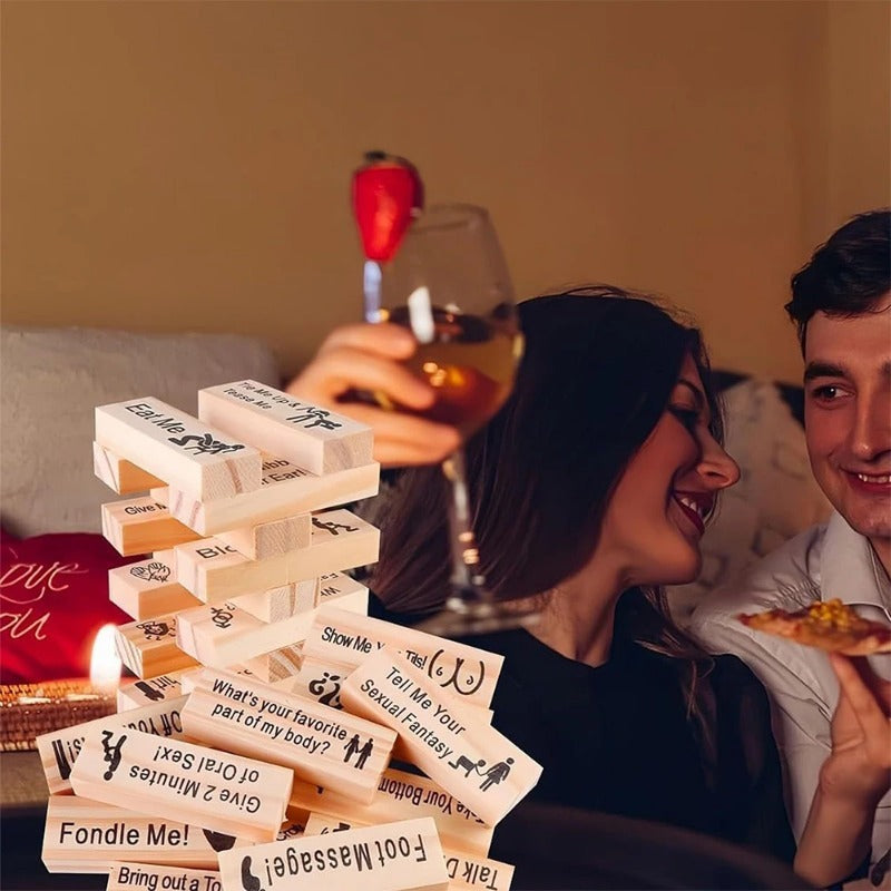 Jeu d'Empilement Intime – Pimentez vos Soirées en Couple ! ❤️🔥