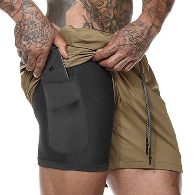 Short de Course 2-en-1 pour Homme – Performance et confort pour Vos Entraînements