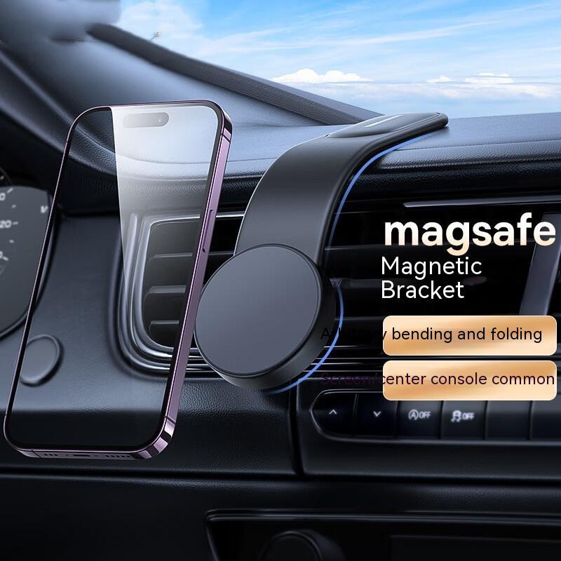 Magnetic Phone Holder and 15W Wireless Charger – Flexible Car Mount