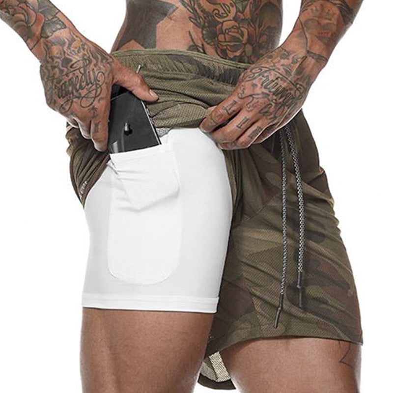 Men's 2-in-1 Running Shorts – Performance and Comfort for Your Workouts 