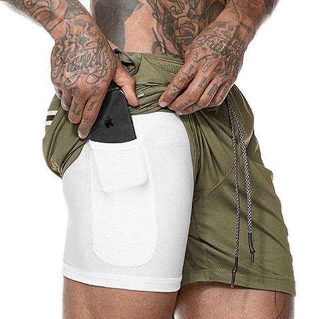 Short de Course 2-en-1 pour Homme – Performance et confort pour Vos Entraînements