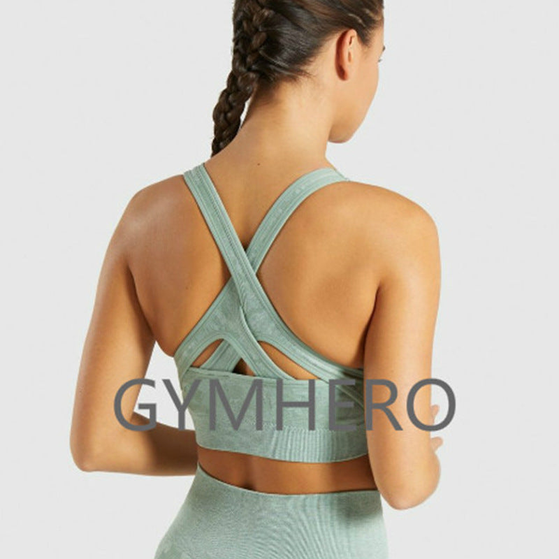 Brassière de Yoga Camouflage Sans Couture – Confort et Style pour Vos Séances Sportives