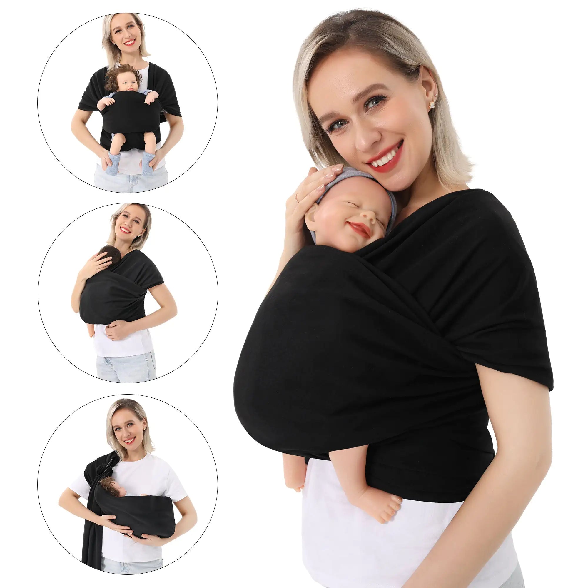 Dual-Mode Baby Wrap & Carrier Bag