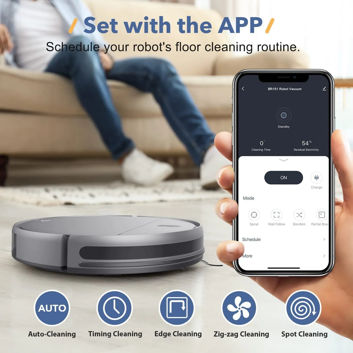 Smart Cleaning Robot: Sweep, Mop &amp; Vacuum