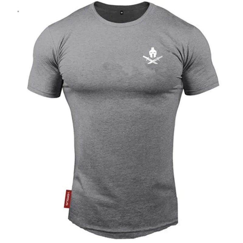 T-shirt de Sport Homme - Fitness, Running et Musculation - Col Rond en Coton