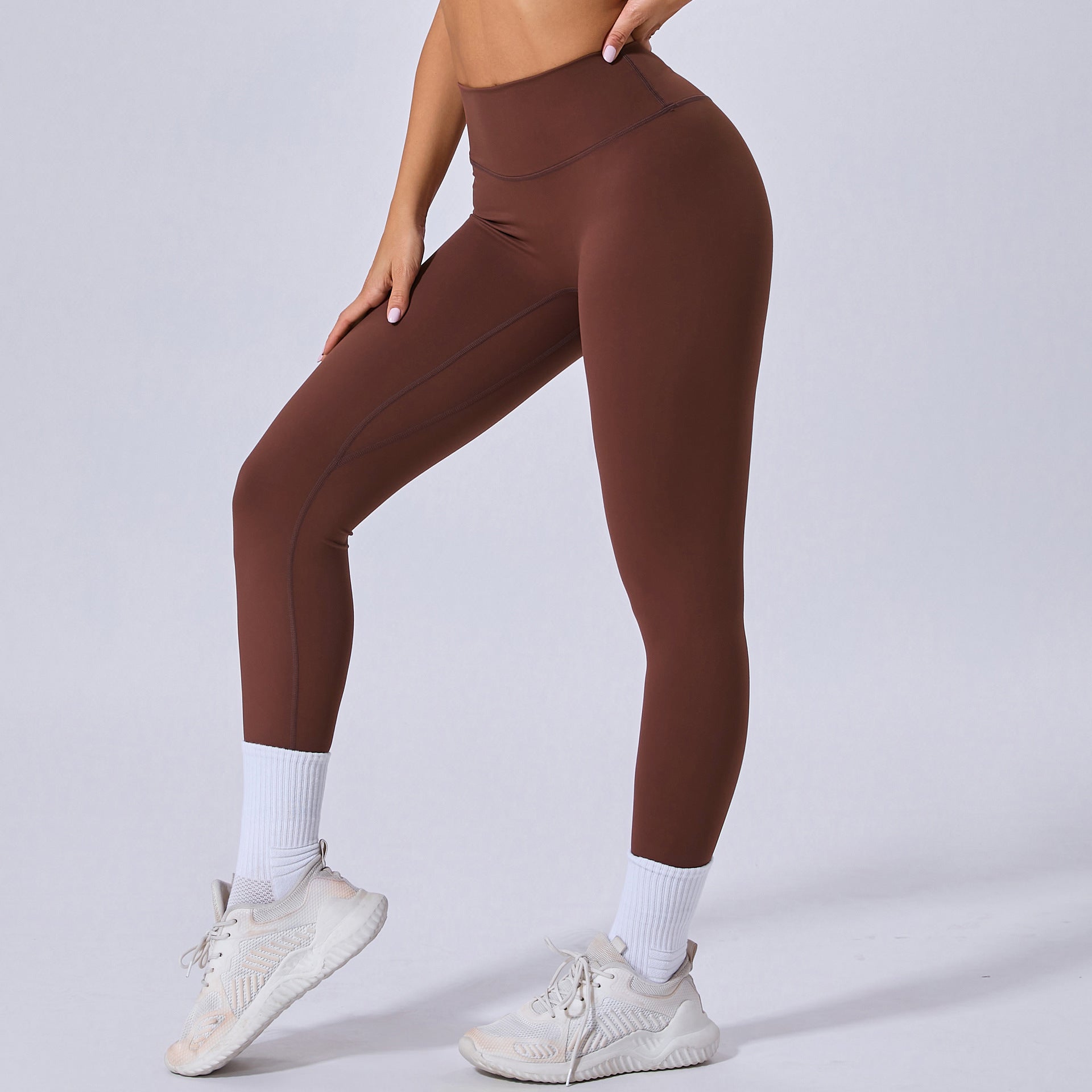 Running Nude Feel Quick-drying Fitness Pants Breathable Outer Wear Tight