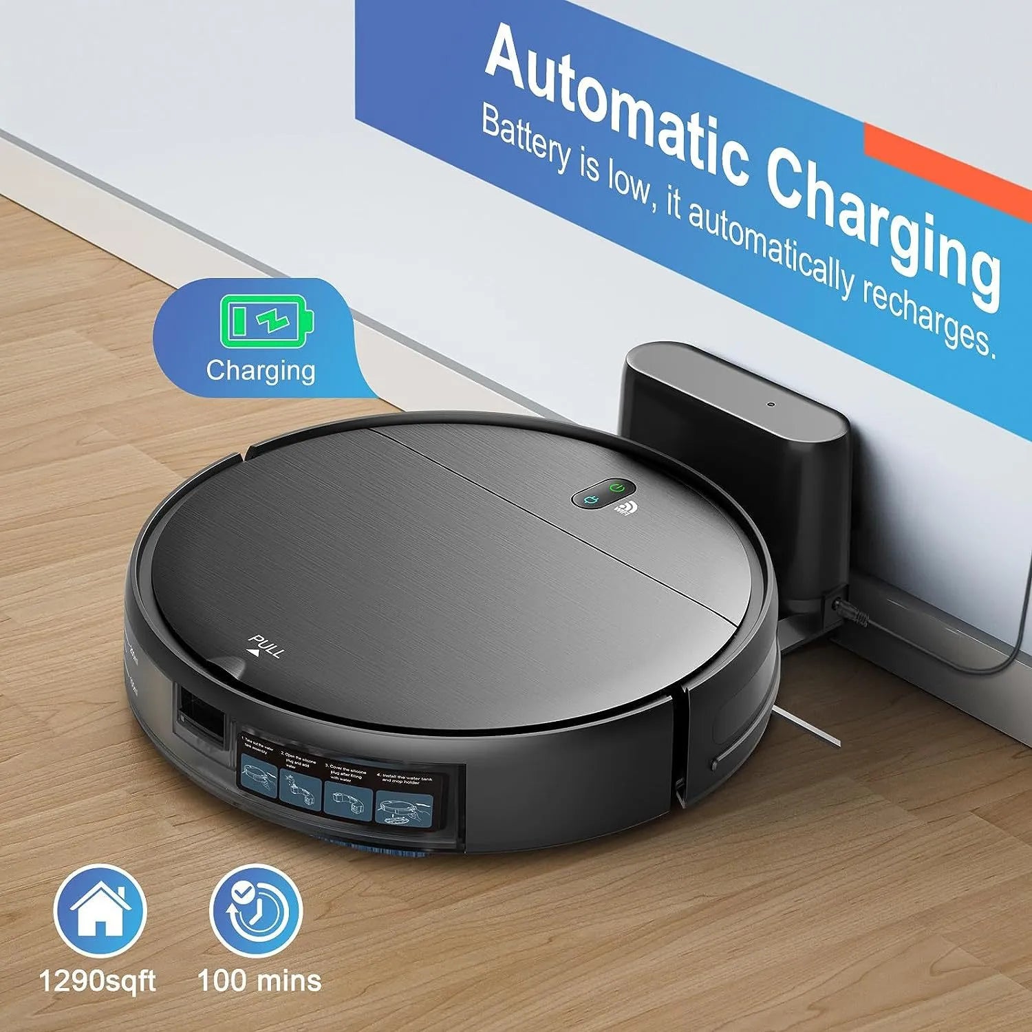 Smart Cleaning Robot: Sweep, Mop &amp; Vacuum