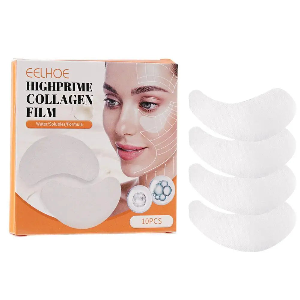 20Pcs/2Box Collagen Water Soluble Eye Mask Remove Eye Bags Dark Circles Anti Wrinkle Firming Patches Lifting Skin Care Eye Patch