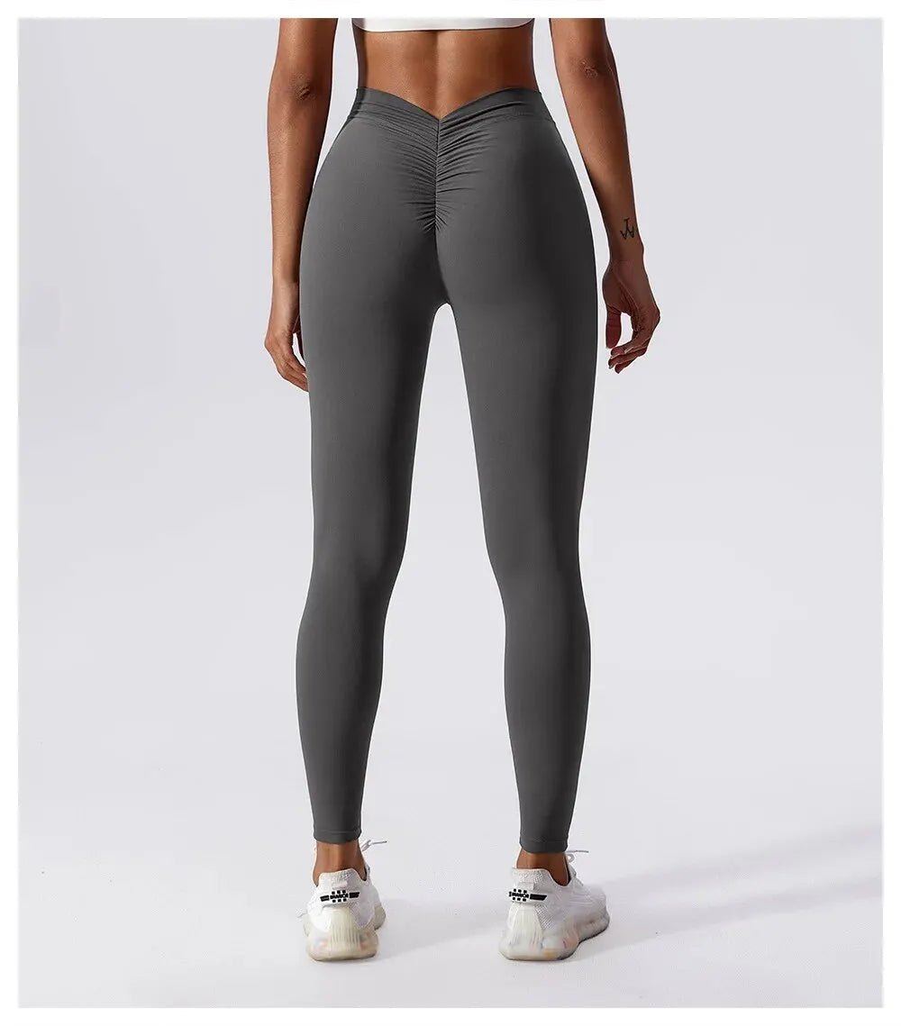 Legging Yoga Taille V Femme – Sculptant & Confort Absolu