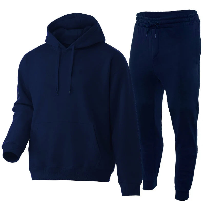 Ensemble Sweat à Capuche et Pantalon - Tenue de Sport Décontractée