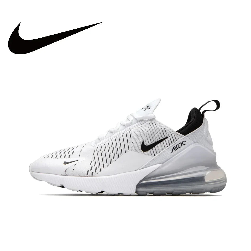 Nike Original Air Max 270 Low Top Casual Running Shoes Trendy Fashion Sneakers Men's and Women's White