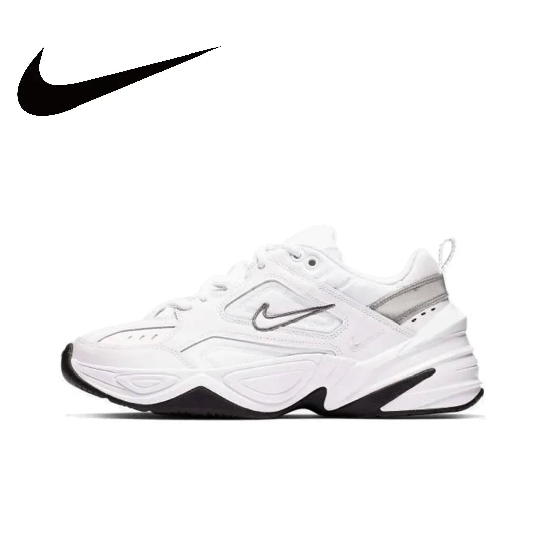 Nike M2K Tekno Low Women's Sneakers Classic Retro Casual clunky shoes winter Lightweight cushioned comfort Sneakers White&amp;Silver