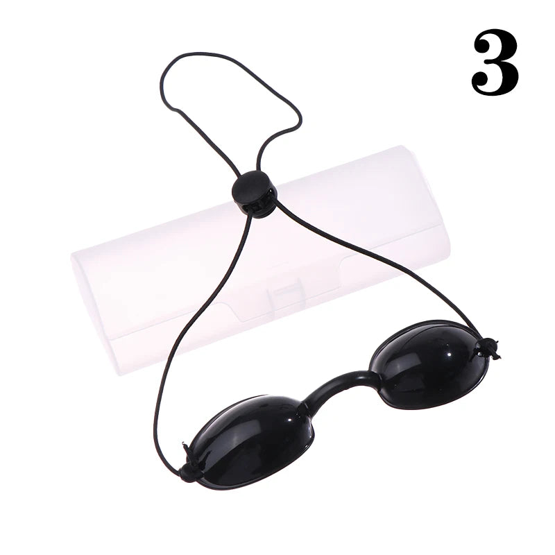 Safety Goggles Protective Glasses Soft Silicone Eyepatch Adjustable Eyewear Protection Beauty IPL Laser Eyecup