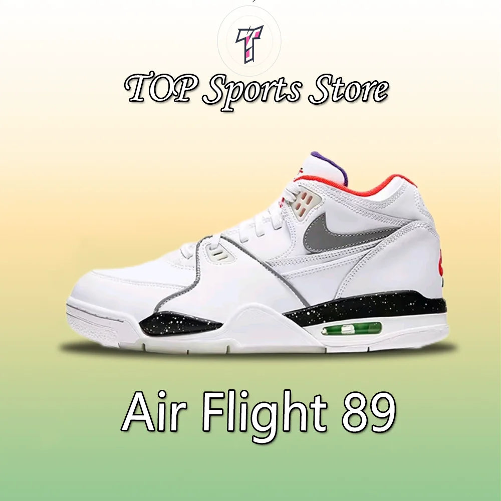 Nike Flight Legacy men's shoes mid jordan shoes 4 air cushion wear-resistant casual basketball trainers