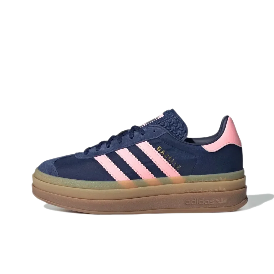 adidas originals GAZELLE BOLD Bold Casual Versatile Fashion Sports Low Top Board Shoes Women's Pink