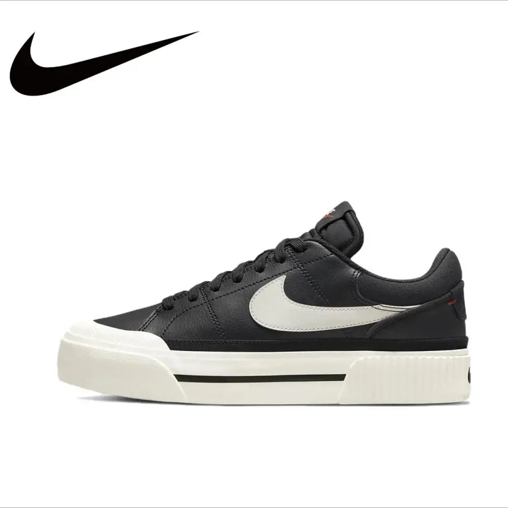 Nike Court Legacy Lif Women's Slip Resistant Shock Absorbing Abrasion Resistant Low Top Board Shoes