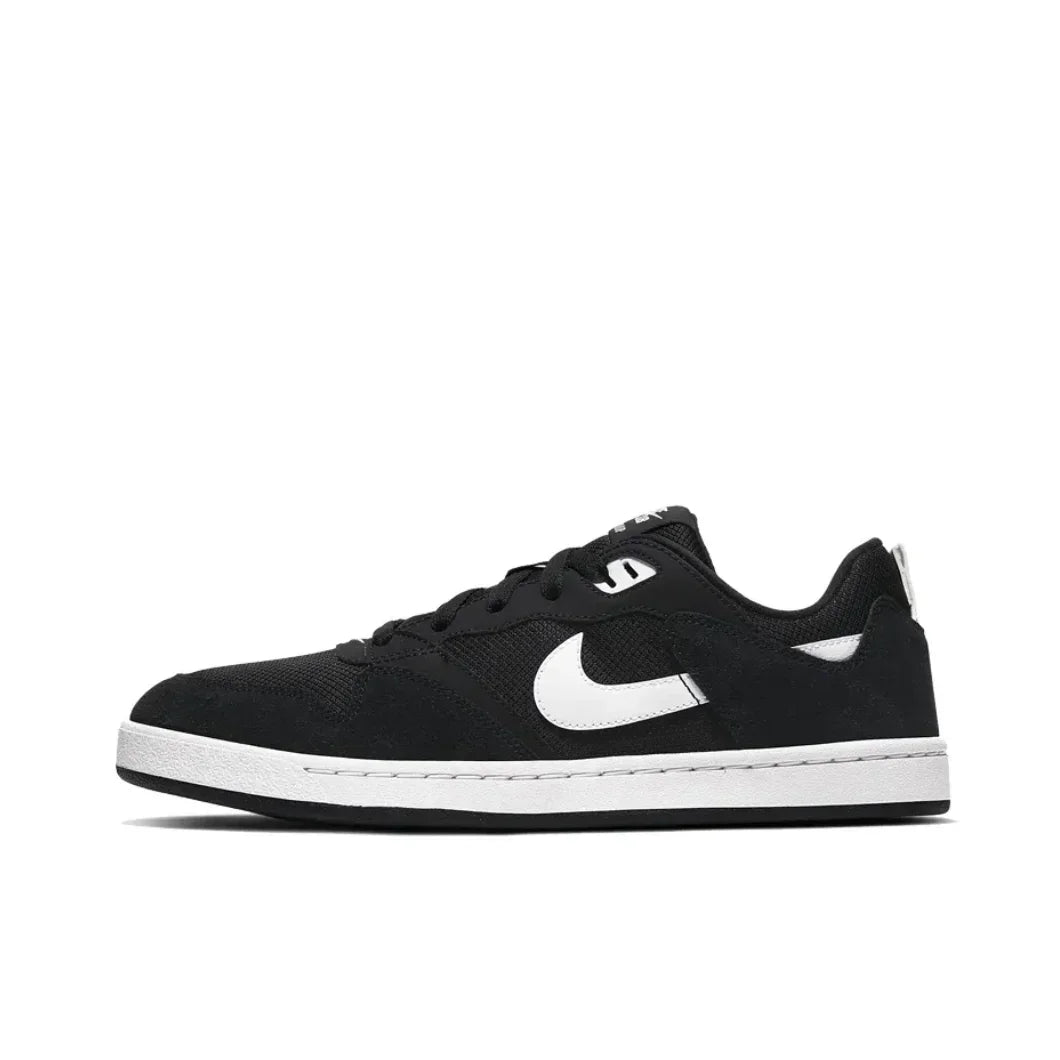 Nike SB Alleyoop Low Top Men's Sneakers Classic Retro Board Shoes Autumn Lightweight Wearable Casual Shoes Black White Blue