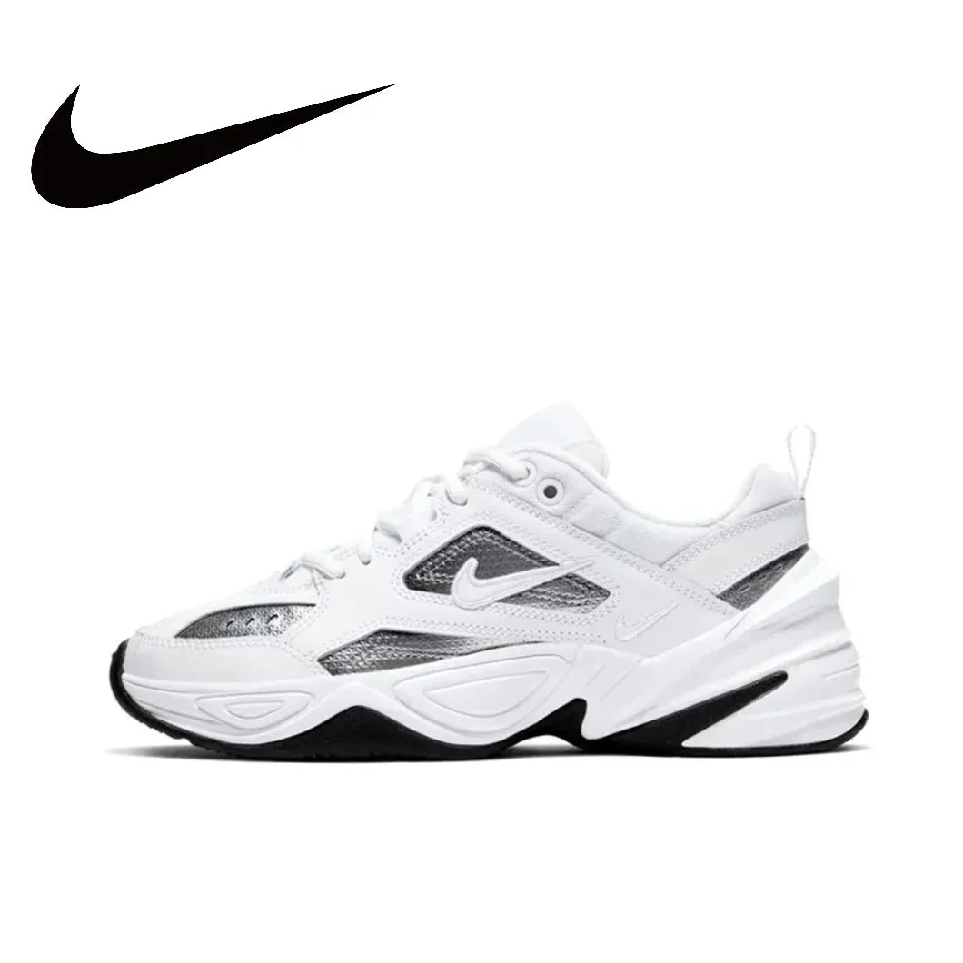 Nike M2K Tekno Low Women's Sneakers Classic Retro Casual clunky shoes winter Lightweight cushioned comfort Sneakers White&amp;Silver