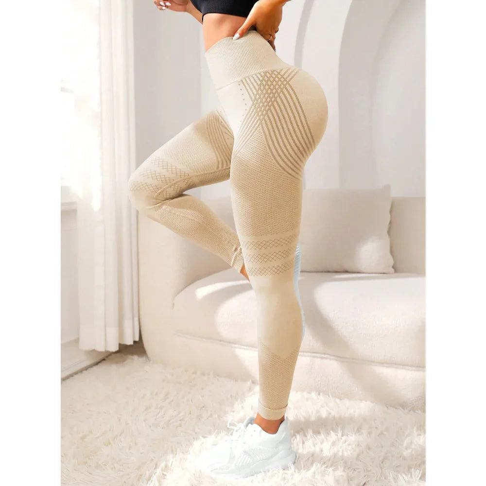 Women's Sports Leggings – High Waist &amp; Sculpting Effect 🏋️‍♀️✨