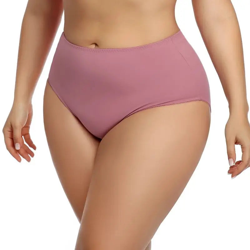 Beauwear Solid Color Women Cotton Panties Xl 2Xl 3Xl 4Xl 5Xl 6Xl Plus Size Female Underwear Breath Lingeries Middle Waist Panty