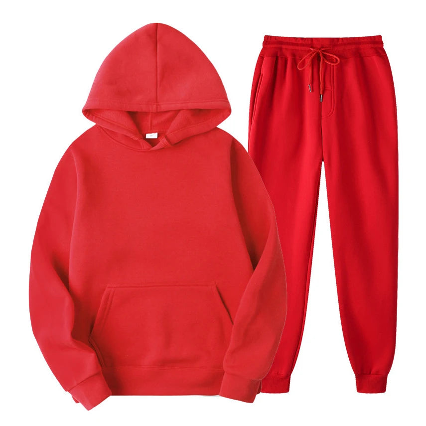 Ensemble Sport Homme - Hoodie + Pantalon de Sport