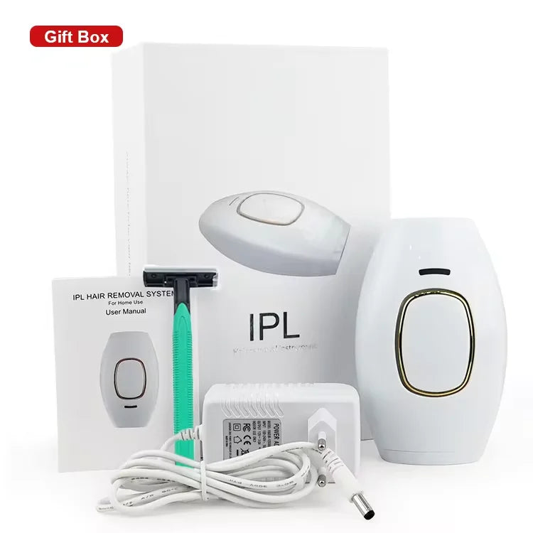 Swoson IPL Laser Hair Removal Device 999,999 Flashes Painless Depilator Home Use Permanent Laser Epilator for Women Body Bikini