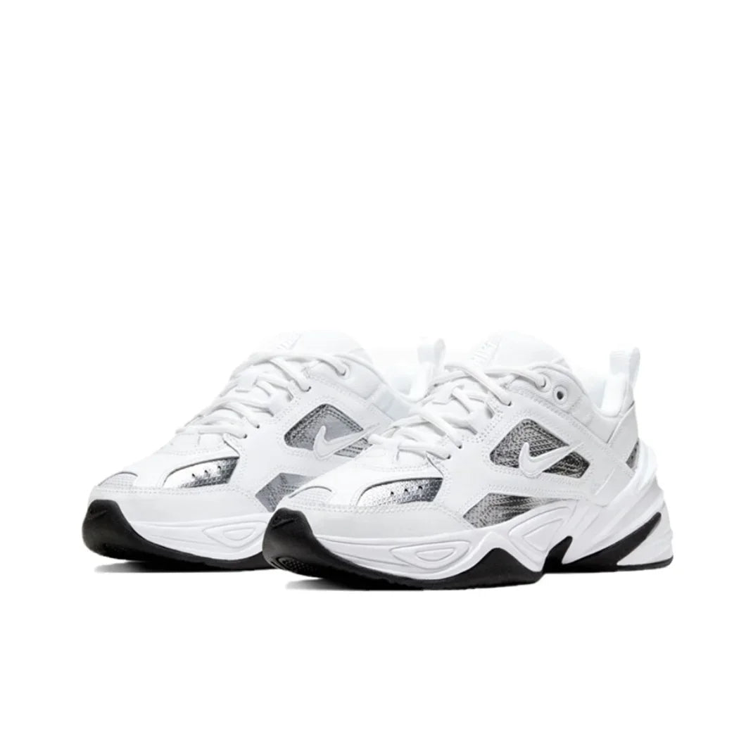 Nike M2K Tekno Low Women's Sneakers Classic Retro Casual clunky shoes winter Lightweight cushioned comfort Sneakers White&amp;Silver