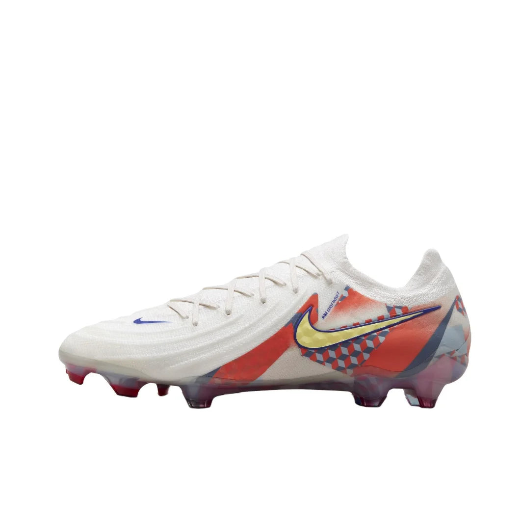 Nike Phantom GX 2 Elite FG Original Men's Low Top Soccer Shoes Comfortable, lightweight, non-slip and wear-resistant