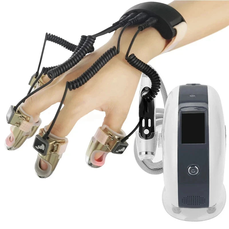 2023 Golden finger body massager for facial stretching, RF EMS micro-current therapy, meridian dredging, new di.