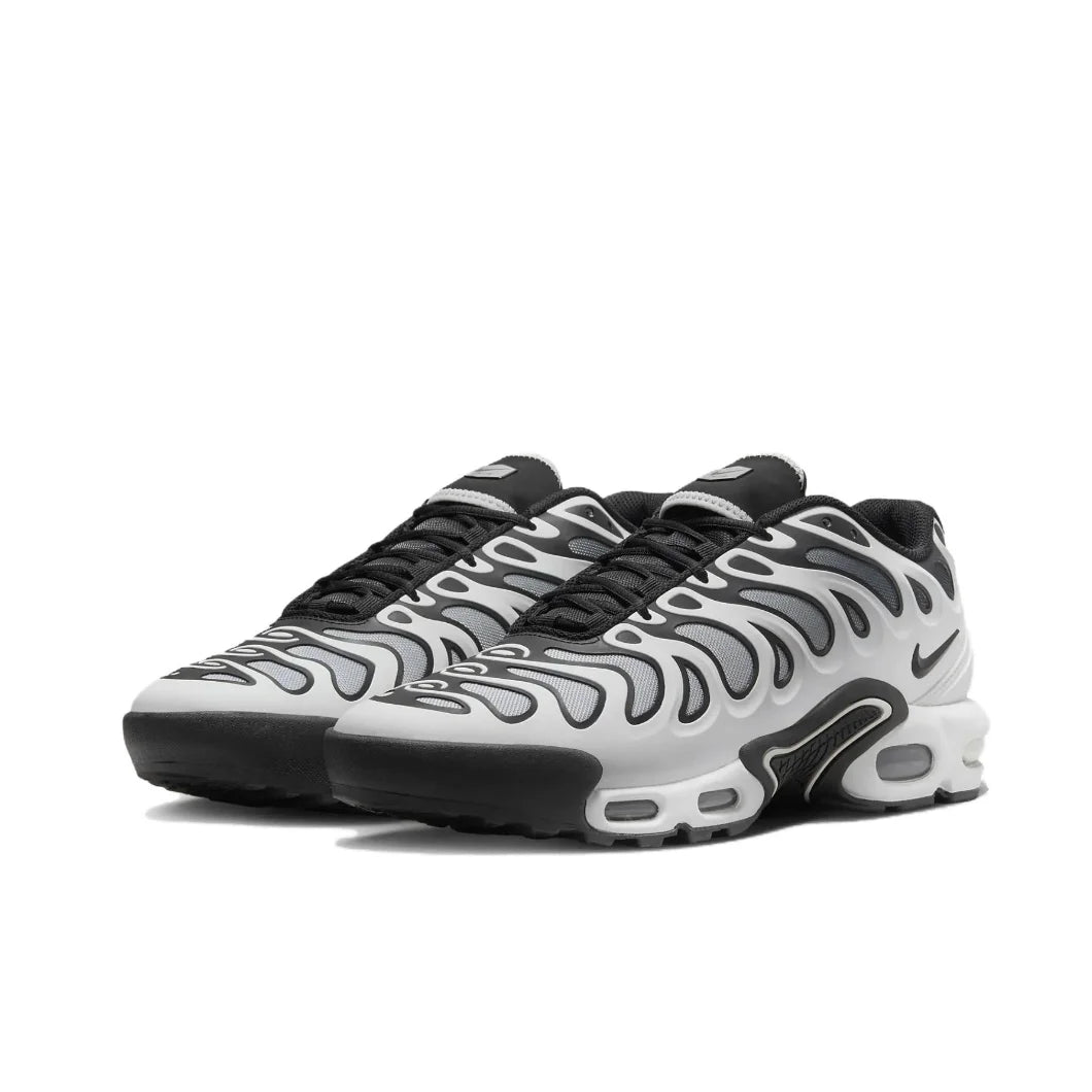 Nike Air Max Plus Drift Men's and Women's Sneakers Trendy Fashion casual shoes Cushioned comfort Sneakers lightweight Grey&amp;White