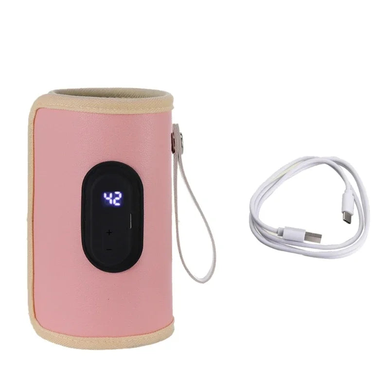 Portable USB Baby Bottle Warmer - Heating and Sterilizing for Baby Bottles