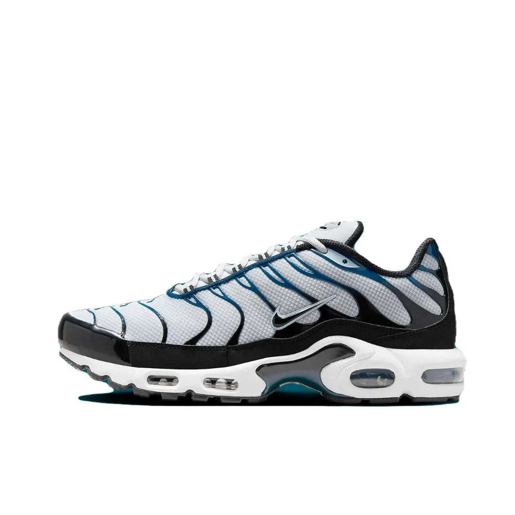 Nike New Air Max Plus TN Men's Sneakers winter Fashionable and comfortable casual shoes Lightweight and wearable Silver&amp;Black