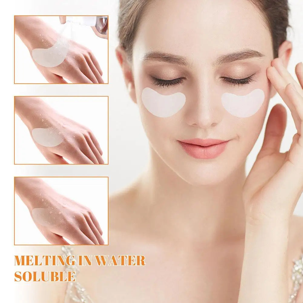 Collagen Film Korea Collagen Soluble Patches Film Anti Aging Eye Mask Wrinkles Remover Moisturizing Face Lifting