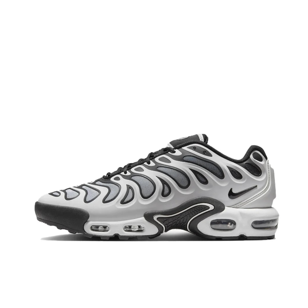 Nike Air Max Plus Drift Men's and Women's Sneakers Trendy Fashion casual shoes Cushioned comfort Sneakers lightweight Grey&White