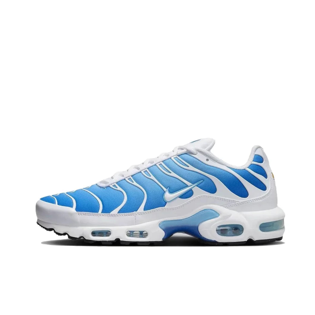 Nike Original Air Max Plus TN Retro Low Top Running Shoes Comfortable Shock Absorption Casual Sneakers Mens Blue Black Colorway