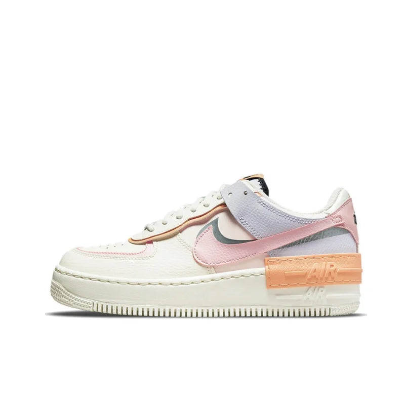 Nike Air Force 1 Shadow – Sneakers Femme Noires, Blanches et Roses 👟✨