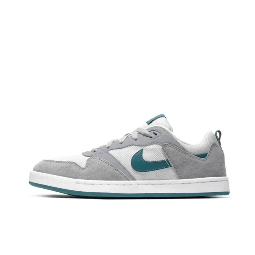 Nike Original SB Alleyoop Fashion versatile low-top board shoes non slip wear resistant men's gray and green with color