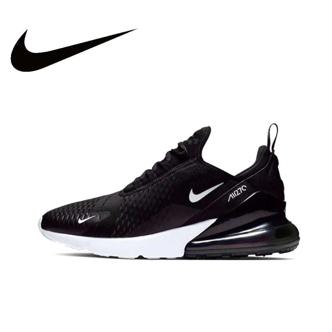 Nike White Air Max 270 Original Low Top Casual Running Shock Absorbing Anti slip Sneakers for Men and Women